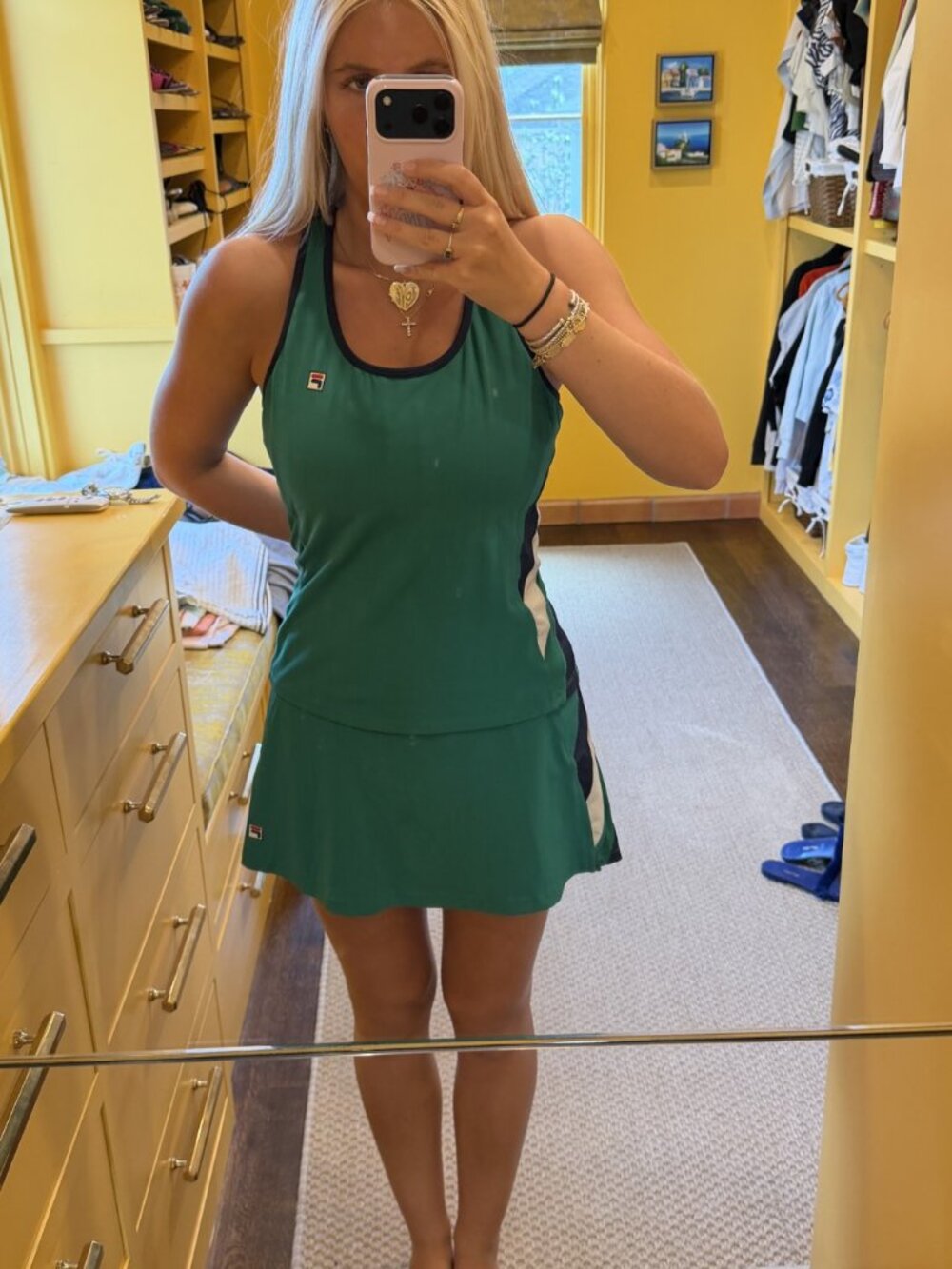 Green Tennis Set